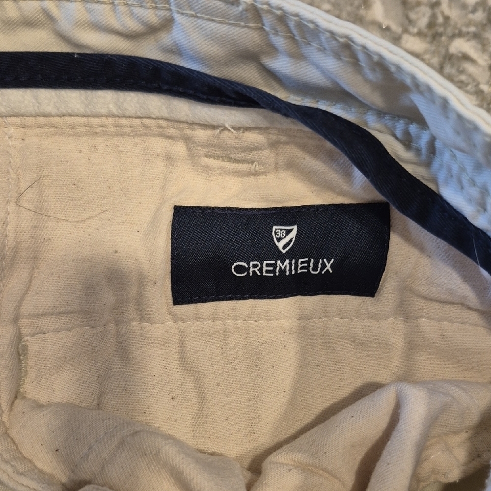 Men's Daniel Cremieux Cream Cargo Shorts Size 36 - Picture 6 of 9